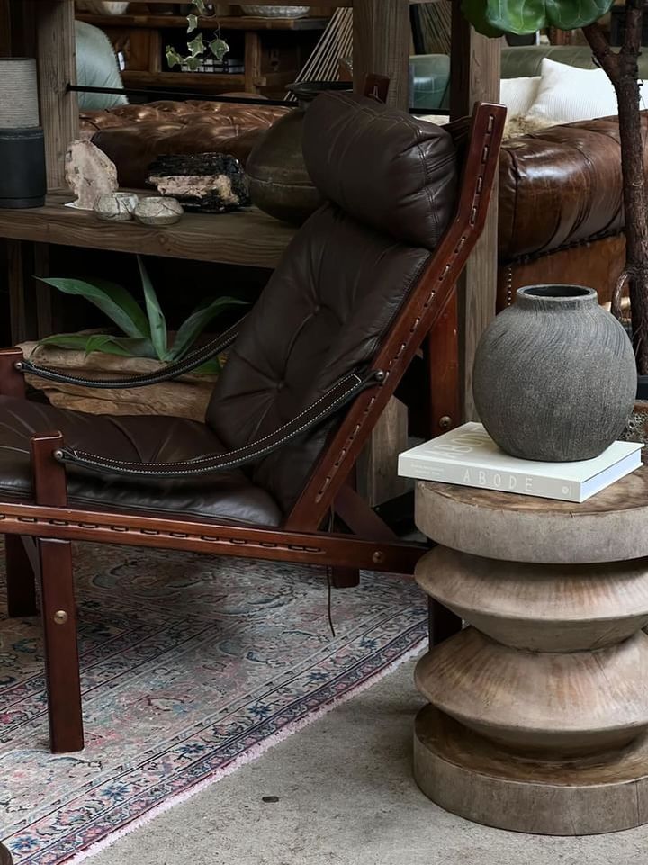 Original Genuine Leather Tessa Arm Chair