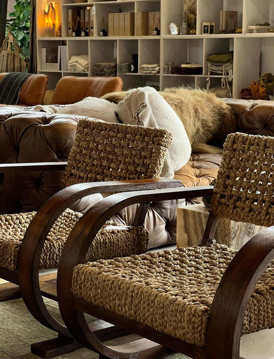 Buy Artisanal Handmade Cantilever Rope Chair - El Badi